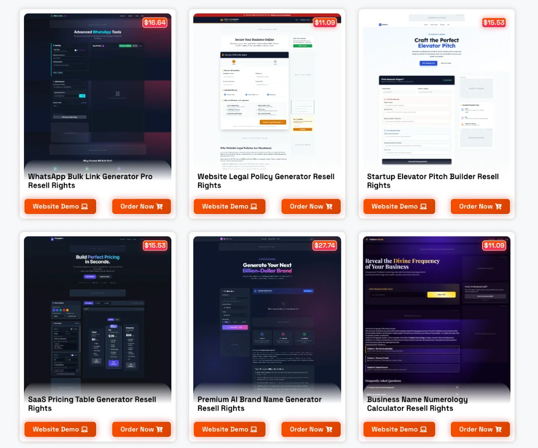 E-commerce website design showcase