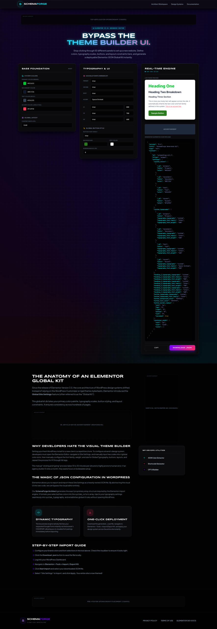 Exit Intent_ JS Snippet Builder